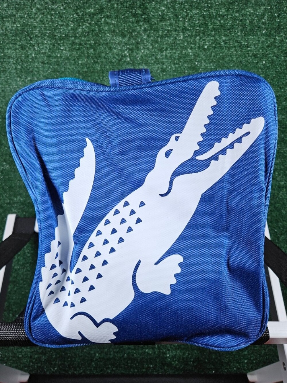 NWOT Vintage Lacoste Parfums Essential Sport Duffel Bag/Gym Bag / 21"×11"×10"